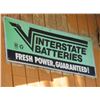 Image 1 : Interstate Batteries Tin Sign