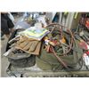 Image 1 : Lot of Hand Tools, Jumper Cables & Tool Bag