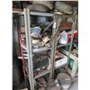 Image 1 : Metal Storage Rack w/Contents