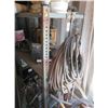 Image 1 : 4 Shelf Metal Rack w/Contents