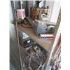 Image 3 : 4 Shelf Metal Rack w/Contents