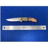 Image 2 : Buck USA Camo Lock Blade pocket knife with clip model 286