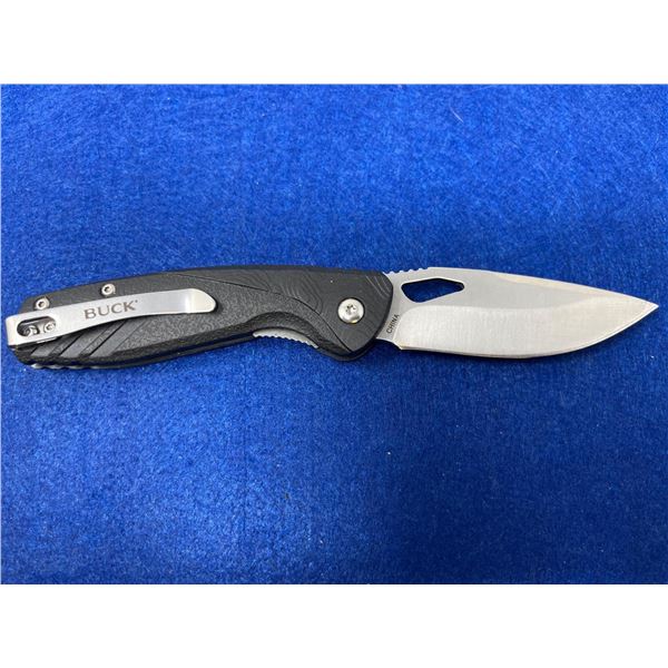 Buck Black Lock Blade folding pocket knife with clip model 311