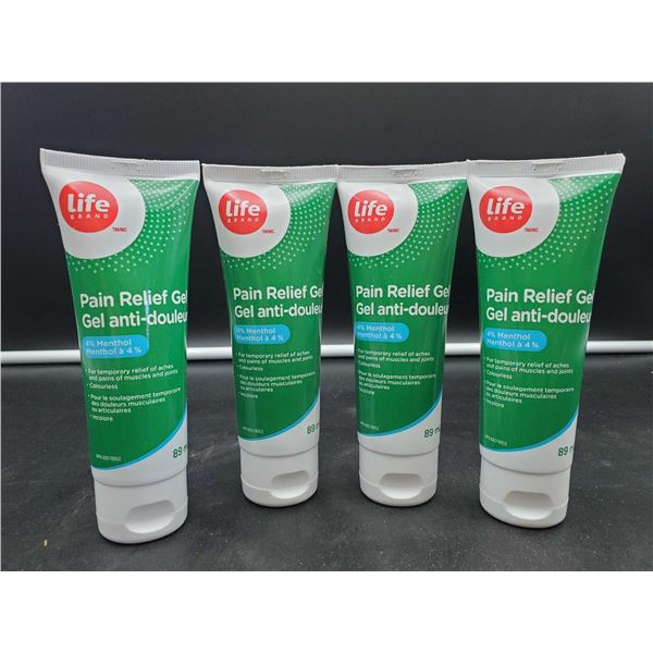 Life Brand Pain Relief Gel (4 x 89ml)