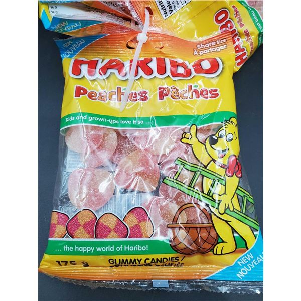 Haribo Peaches Gummy Candy (6 x 175g)