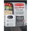 Image 2 : Rubbermaid Take Alongs Meal Prep Containers (10ct)
