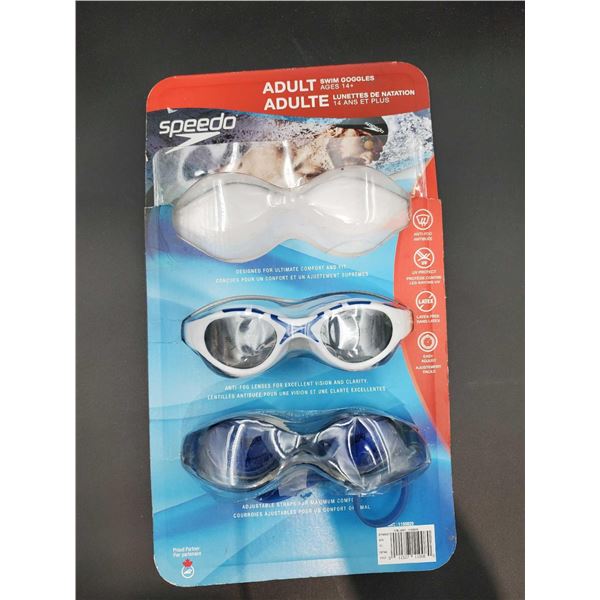 Speedo Adult Googles (3pk)