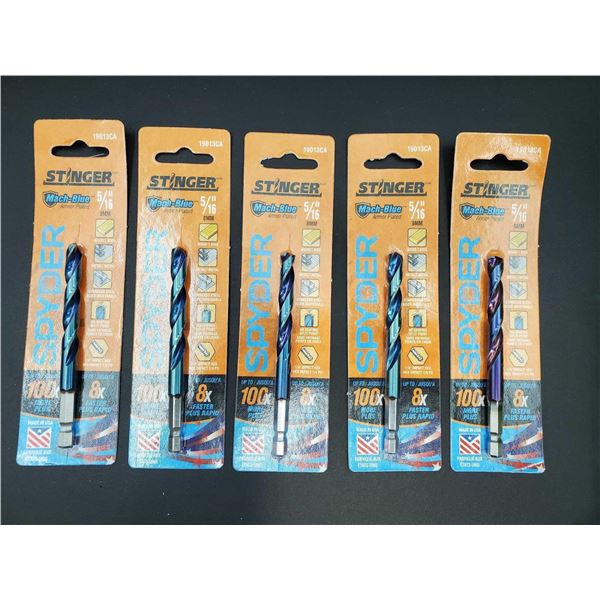 Stinger 5/16in Drill Bits (5ct)