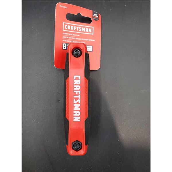 Craftsman Folding Metric Hex Key Set