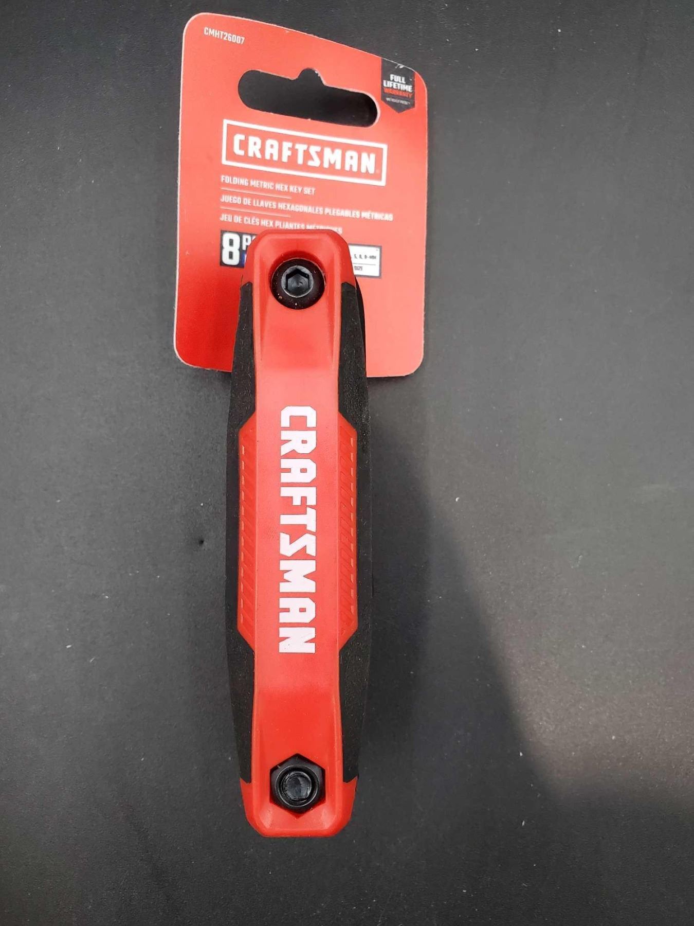 Craftsman Folding Metric Key Set