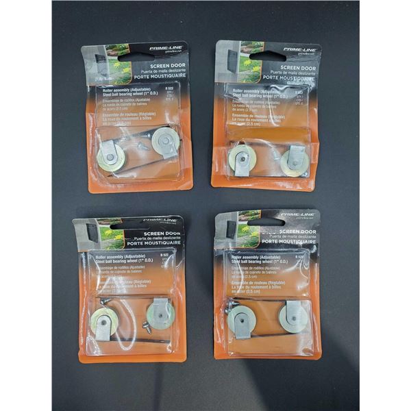 Prime-Line Screen Door Roller Assembly Adjustable (4ct)