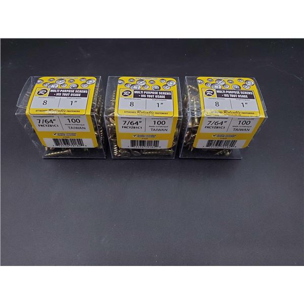 Multi-Purpose Screws (3ct)