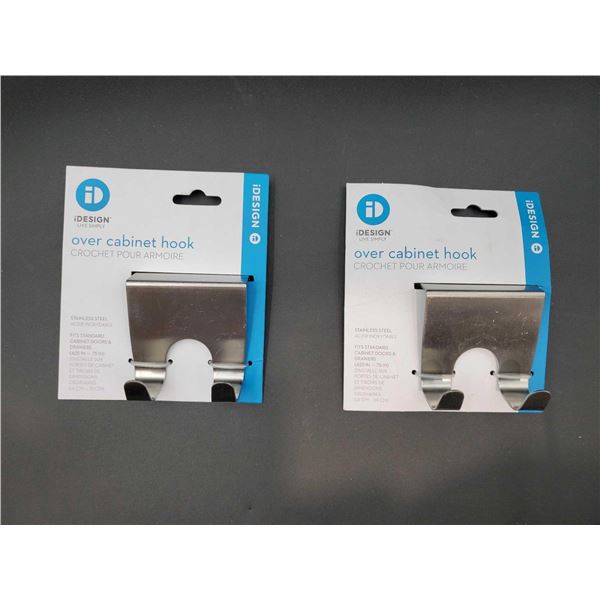 iDesign Over Cabinet Hook (2ct)