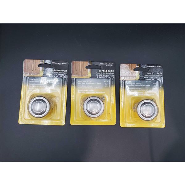 Prime-Line Bi-Fold Door Satin Knob