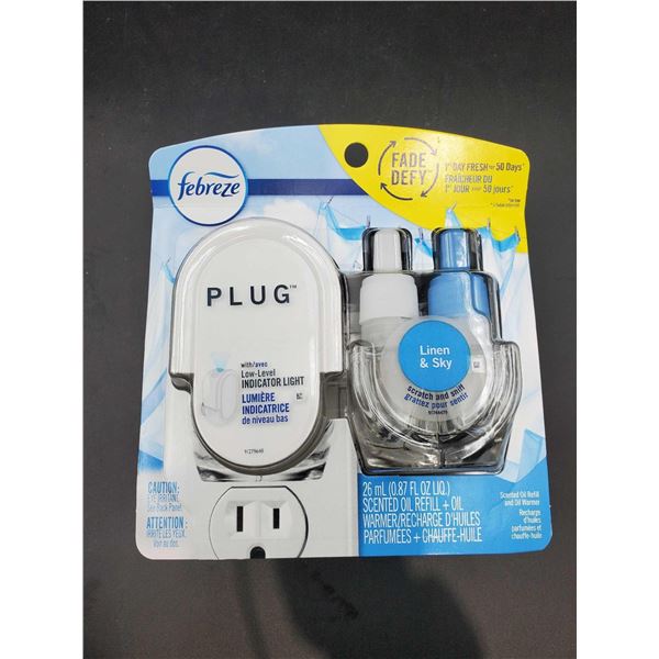 Febreze Plug-Linen & Sky Scented Oil Refill and Oil Warmer