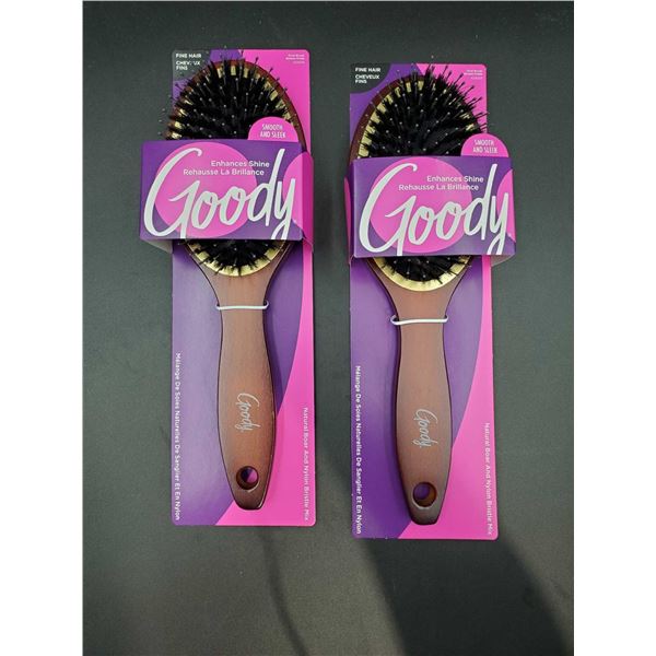 Goody Smooth and Sleek Hair Brush for Fine Hair (2ct)