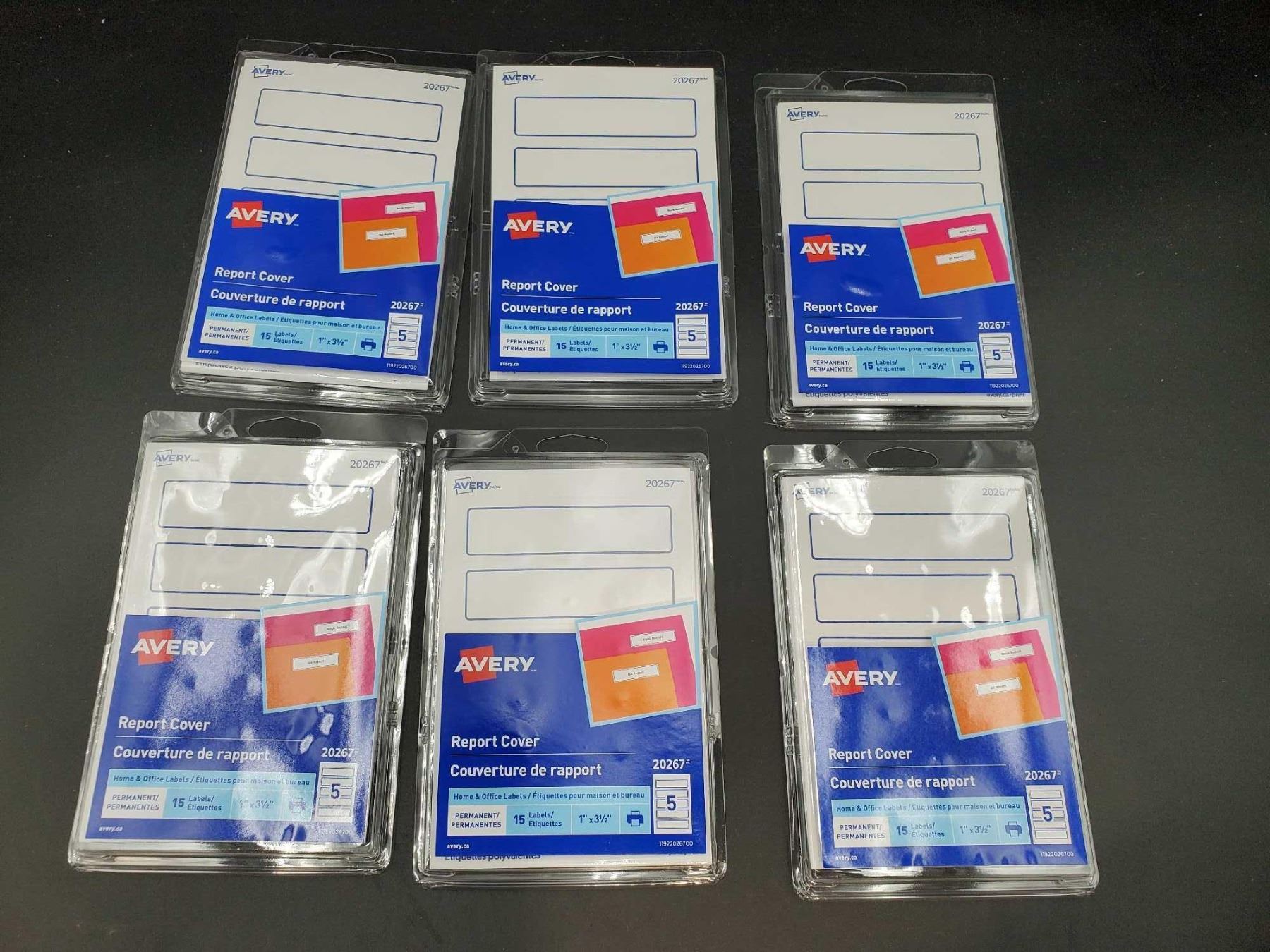Avery Report Cover Labels (15 x 6)