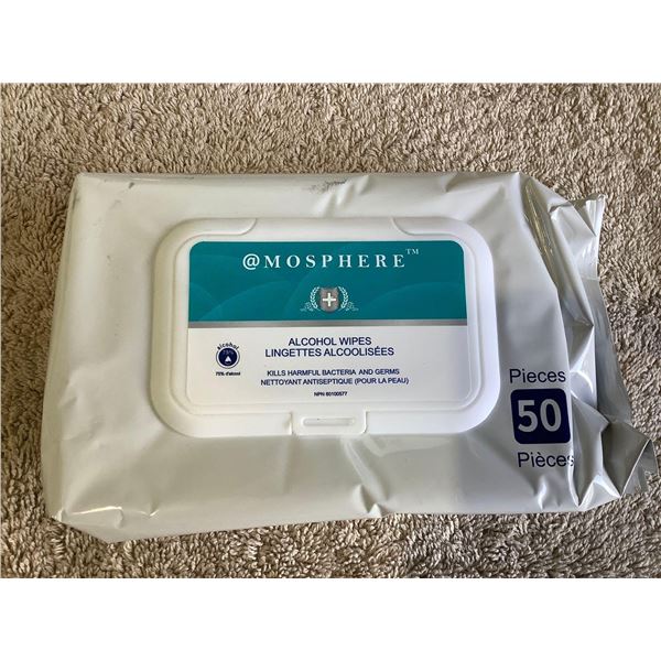 @mosphere Travel Pack Alcohol Sanitizing Wipes - 2x50 count