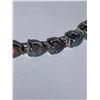 Image 3 : Ladies Black Opal Cabochon 10 Carat Tennis Bracelet set in .925 Silver with Certificate Valued $1800