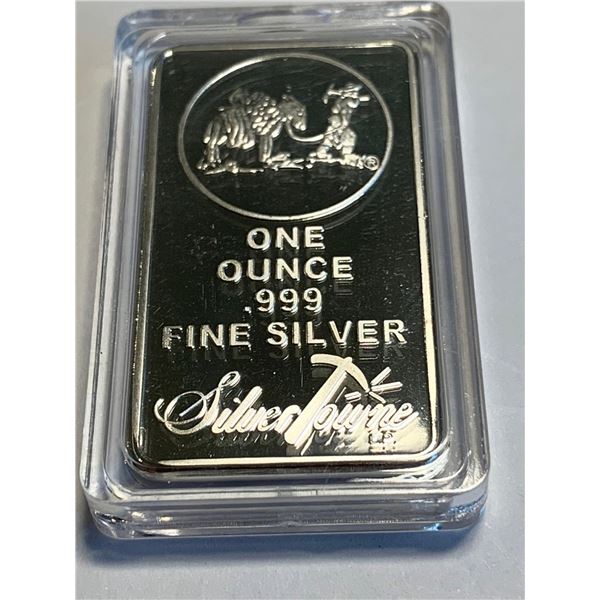 SilverTowne one ounce .999 Fine Silver Wafer Bar