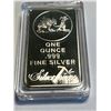 Image 1 : SilverTowne one ounce .999 Fine Silver Wafer Bar