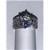 Image 1 : Vera Wang styled Ladies 1.4 Carat Solitaire encrusted Shank Style Engagement ring size 7
