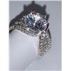 Image 2 : Vera Wang styled Ladies 1.4 Carat Solitaire encrusted Shank Style Engagement ring size 7