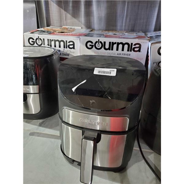 Lot of 2 Gourmia Air Fryers, 1 OPEN BOX & 1 OUT OF BOX - SOLD AS IS