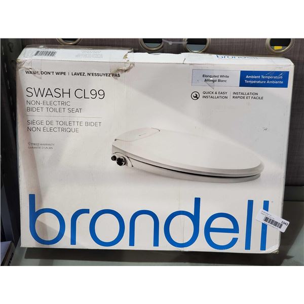 Swash CL99 Non Electric Bidet Elongated Toilet Seat - OPEN BOX - SOLD AS IS