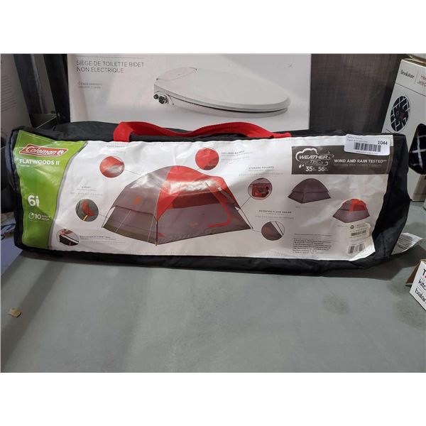 Coleman Flatwoods II 4 Person Easy Up Dome Tent - OUT OF BOX - SOLD AS IS