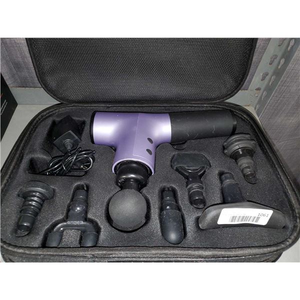 Hi5 Rechargeable Deep Tissue Massager w/ carry case OUT OF BOX - SOLD AS IS