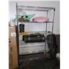 Image 1 : 6 Tier Industrial Grade Metal Shelving Unit - 1 Wheel has come off but is there for repair