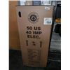 Image 1 : NEW 50 US, 40 IMP Electric Hot Water Tank - Note Minor Damage to bottom of the box