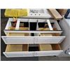 Image 2 : 4 Drawer White Vanity / Island Cabinet  47/34/18" - OUT OF BOX - SOLD AS IS