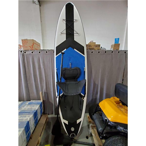 NEW EVT Model LK 300 Inflatable Stand Up Paddleboard , includes kayak seat, pump and accessories.