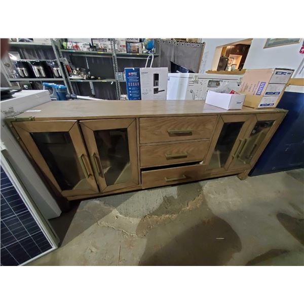 3 Drawer, 2 Cupboard Chest Cabinet 72l/31/20" OUT OF BOX - SOLD AS IS