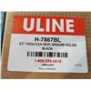 Image 2 : NEW Uline 37" Toolflex Mop/Broom Hanger Black - NEW IN SEALED BOX