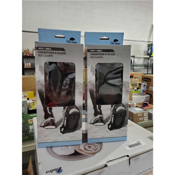 NEW Olympia Strap on Ice Cleats-Small - Lot of 2 Pair