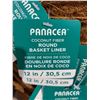 Image 2 : Lot of 12 coconut Hair Round Flower Basket Liners