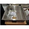 Image 1 : NEW - Stainless Steel Sing Basin with Installation Kit - 17.25 x 17.25 x 7.5"