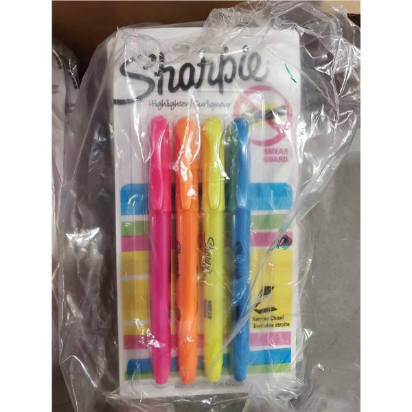 Sharpie Thin Highlighter Pens - 6 packs of 4