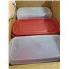Image 3 : NEW Rubbermaid Stackable  Food Storage Containers - Lot of 6- 2.5L Containers wth lids