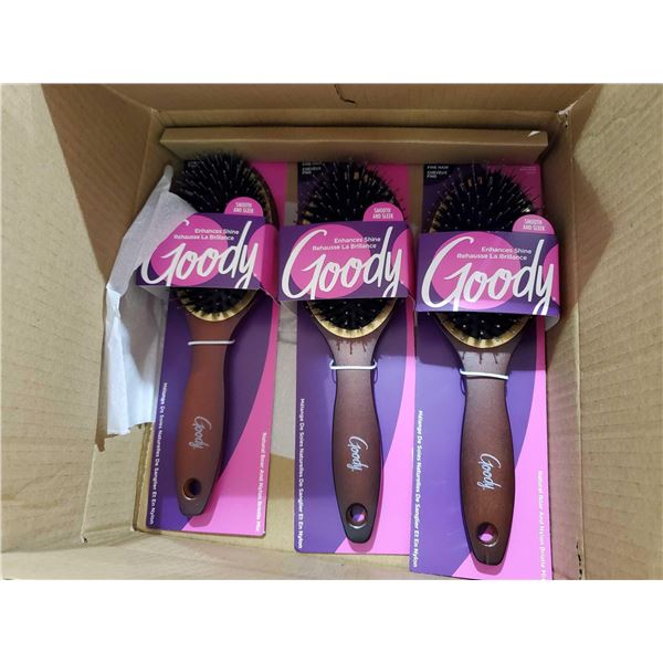 NEW Goodie Smooth & Sleek Hair Brushes - Lot of 3