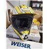 Image 1 : G-Max Motocross Helmet - Yellow - Size Large - OUT OF BOX - SOLD AS IS