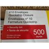 Image 2 : #10 Security Tinted, Quick Strip Closure Envelopes 4-1/8 x 9-1/2" - Box of 500