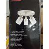 Image 2 : Globe Eden Collection 3 Light Canopy Fixture - OPEN BOX - SOLD AS IS