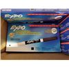 Image 2 : Expo Fine Tip Black Dry Erase Markers - 10 boxes of 12 Markers
