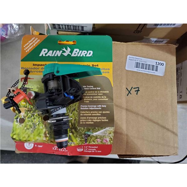 Rain Bird  Irrigation Sprinkler Heads - Lot of 7
