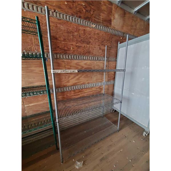 4 Tier Metal METRO Heavy Duty Racking - SOLD AS IS