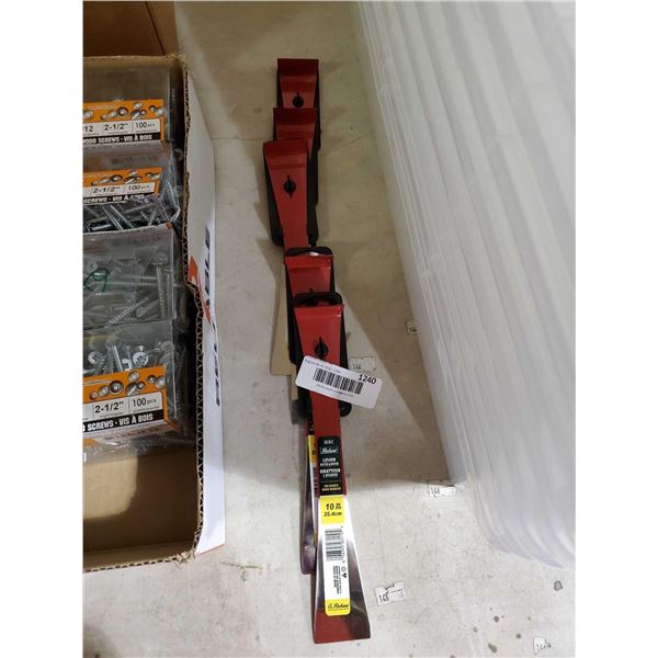 Lot 5 New 10" A. Richard Leveler Hand Scrapers